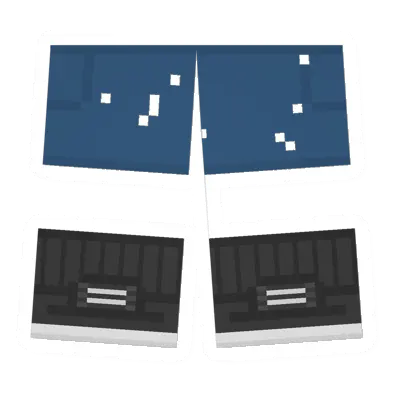 Unturned Worn Jean Sawed-Off Shorts clothing icon