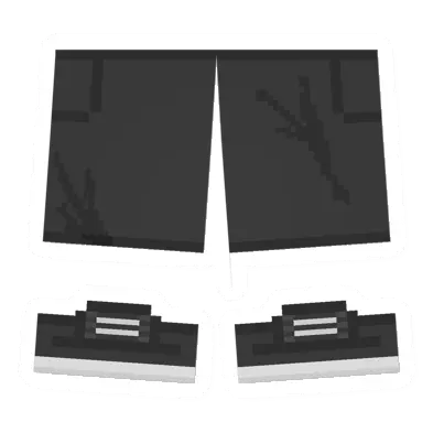 Unturned Black Shorts clothing icon