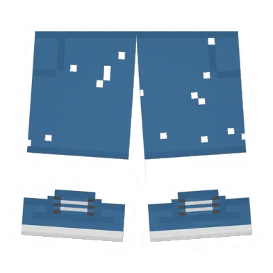 Unturned Worn Blue Shorts clothing icon