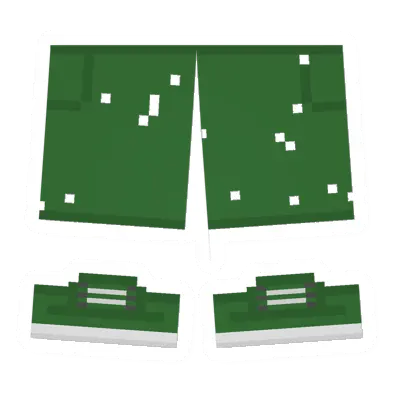Unturned Worn Green Shorts clothing icon