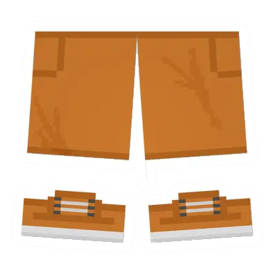 Unturned Orange Shorts clothing icon