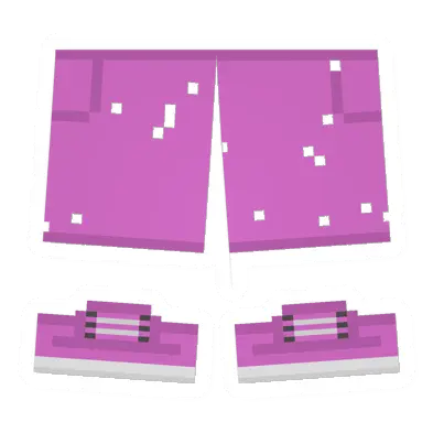 Unturned Worn Pink Shorts clothing icon
