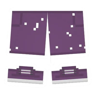 Unturned Worn Purple Shorts clothing icon