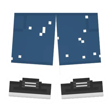 Unturned Worn Jean Shorts clothing icon