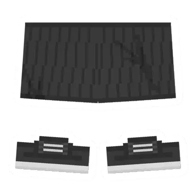 Unturned Black Skirt clothing icon