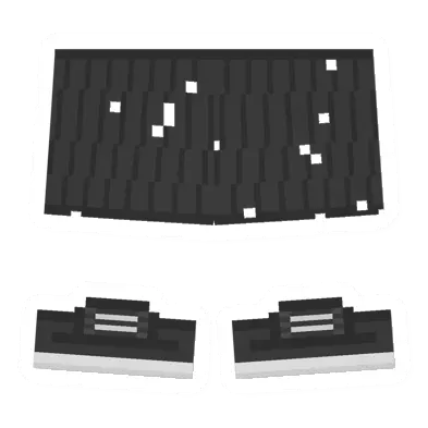 Unturned Worn Black Skirt clothing icon