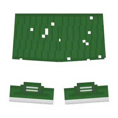 Unturned Worn Green Skirt clothing icon