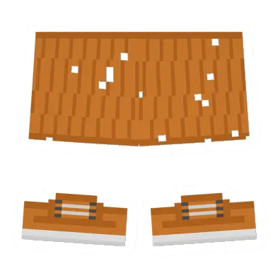 Unturned Worn Orange Skirt clothing icon