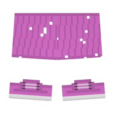 Unturned Worn Pink Skirt clothing icon