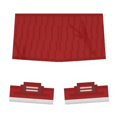 Unturned Red Skirt clothing icon
