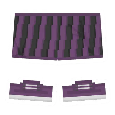 Unturned Purple & Black Skirt clothing icon