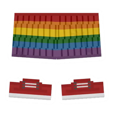 Unturned Rainbow Skirt clothing icon