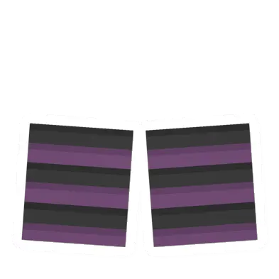 Unturned Purple & Black Knee High Socks supply icon