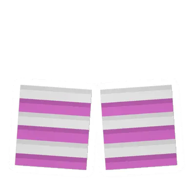 Unturned White & Pink Knee High Socks supply icon