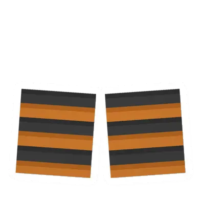 Unturned Orange & Black Knee High Socks supply icon