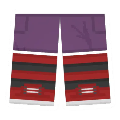 Unturned Animator Sawed-Off Shorts (Red & Black) clothing icon
