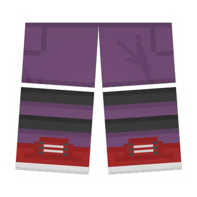 Unturned Animator Sawed-Off Shorts (Purple & Black) clothing icon