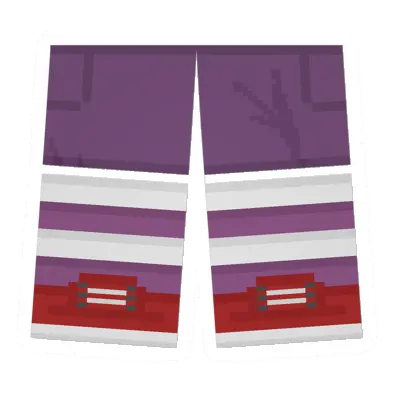 Unturned Animator Sawed-Off Shorts (White & Pink) clothing icon