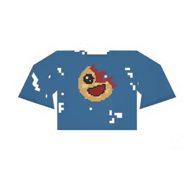 Unturned Worn Blue Seppuku Waffles Tee clothing icon