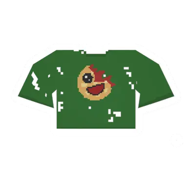Unturned Worn Green Seppuku Waffles Tee clothing icon