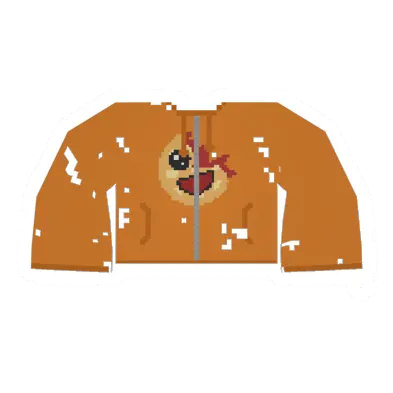 Unturned Worn Orange Seppuku Waffles Hoodie clothing icon