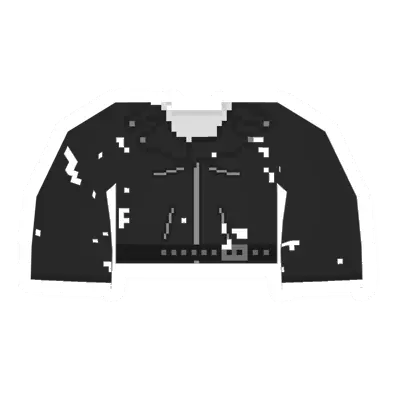 Unturned Worn Black Biker Jacket clothing icon