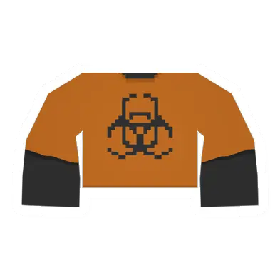 Unturned Orange Biohazard Suit Shirt clothing icon