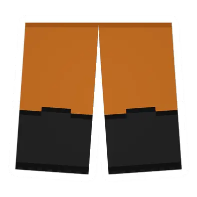 Unturned Orange Biohazard Suit Pants clothing icon