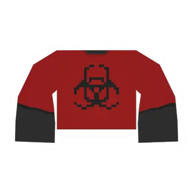 Unturned Red Biohazard Suit Shirt clothing icon