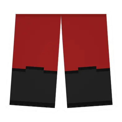 Unturned Red Biohazard Suit Pants clothing icon