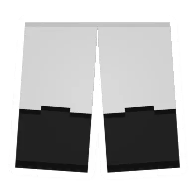 Unturned White Biohazard Suit Pants clothing icon