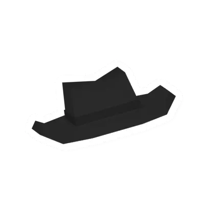 Unturned Black Cowboy Hat clothing icon