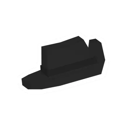 Unturned Black Australian Hat clothing icon