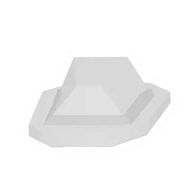 Unturned White Fedora clothing icon