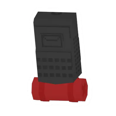 Unturned Black Hiking Pack (Red Bedroll) backpack icon