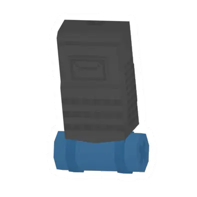 Unturned Bleached Hiking Pack (Blue Bedroll) item icon