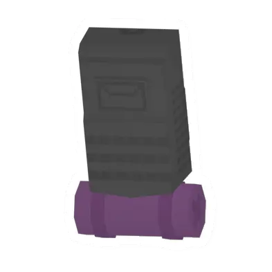 Unturned Bleached Hiking Pack (Purple Bedroll) backpack icon