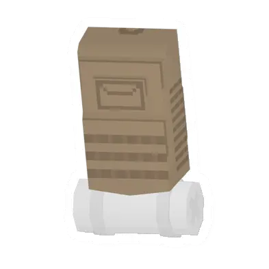 Unturned Tan Hiking Pack (White Bedroll) item icon