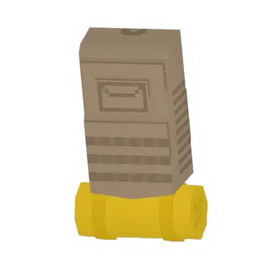 Unturned Tan Hiking Pack (Yellow Bedroll) item icon