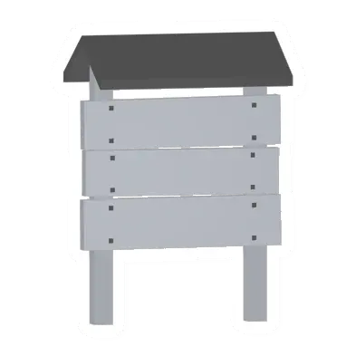 Unturned Locked Poplar Town Sign barricade icon