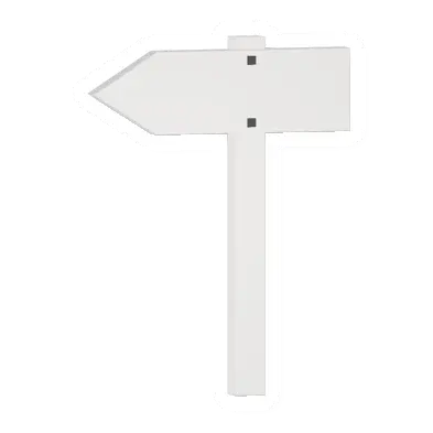 Unturned Locked Birch Sign Post barricade icon