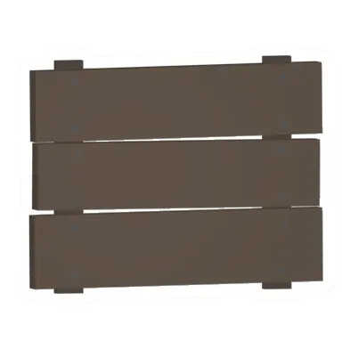 Unturned Locked Maple Wall Sign barricade icon