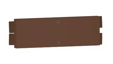 Unturned Locked Small Pine Wall Sign barricade icon