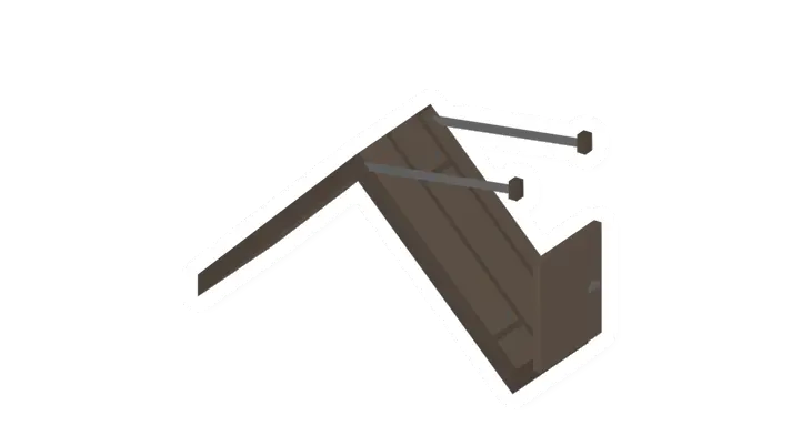 Unturned Locked Maple Drawbridge barricade icon
