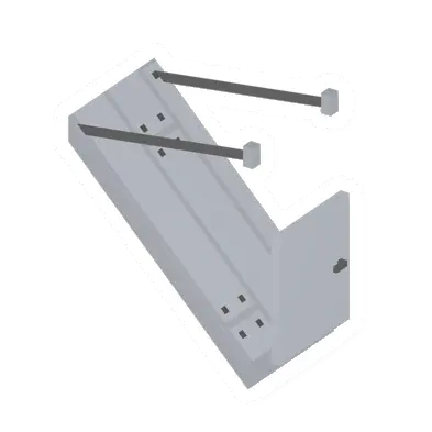 Unturned Locked Poplar Short Drawbridge barricade icon