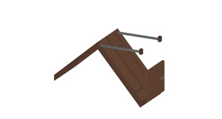 Unturned Unlocked Pine Drawbridge barricade icon