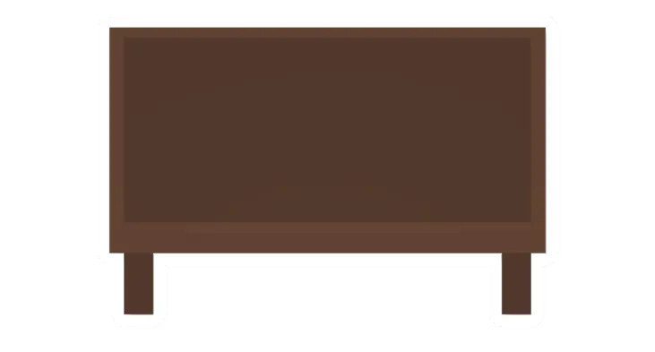 Unturned Pine Rectangle Table storage icon