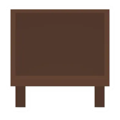 Unturned Pine Square Table storage icon