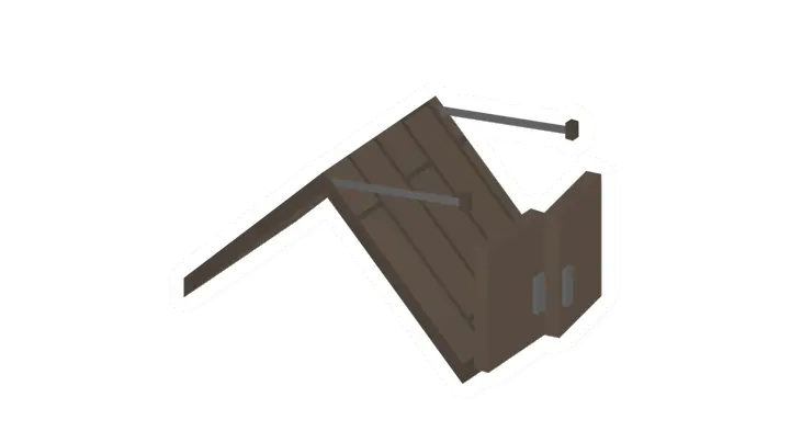 Unturned Locked Maple Gate Drawbridge barricade icon