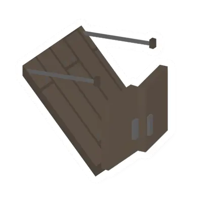 Unturned Locked Maple Short Gate Drawbridge barricade icon